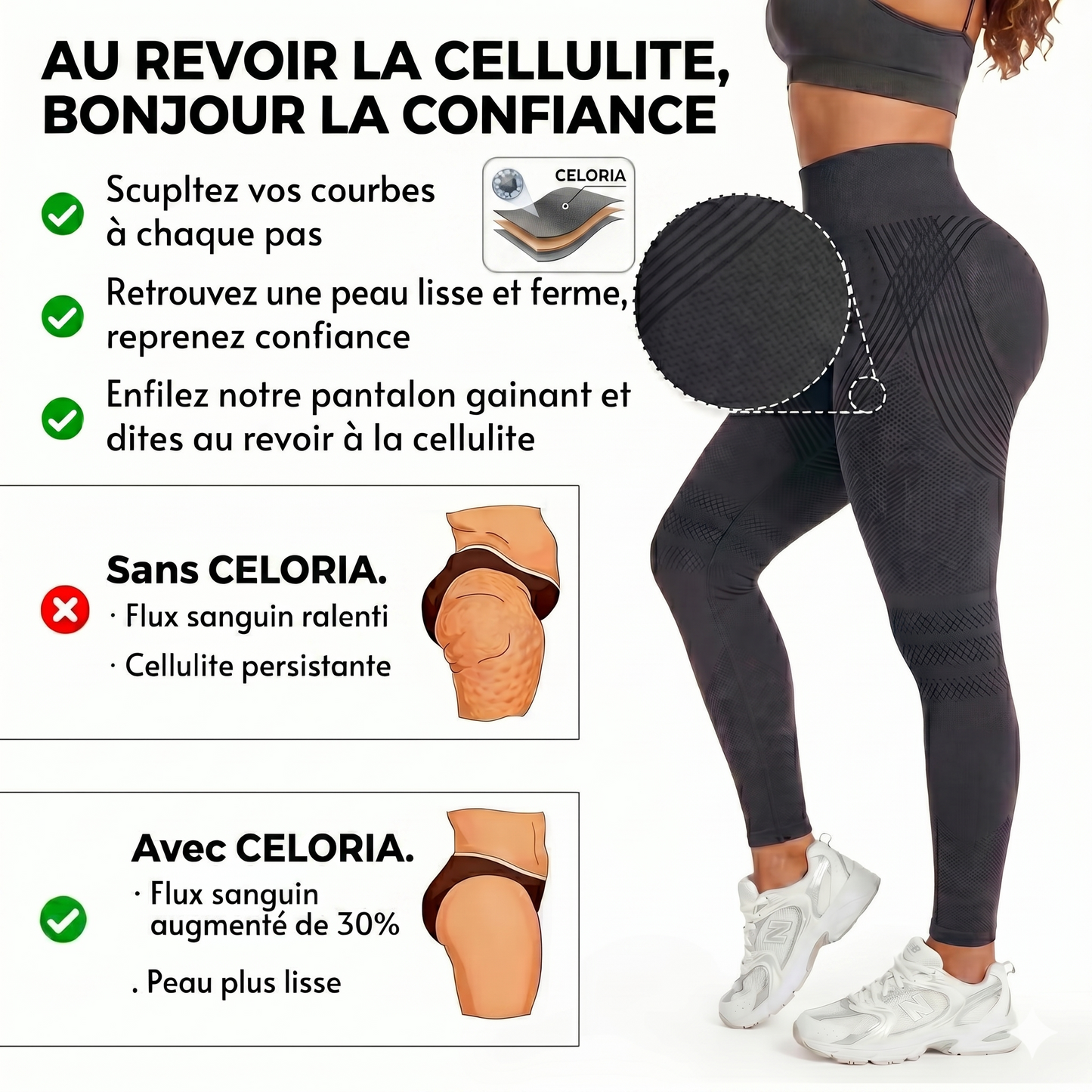 Leggings 3D anti-cellulite